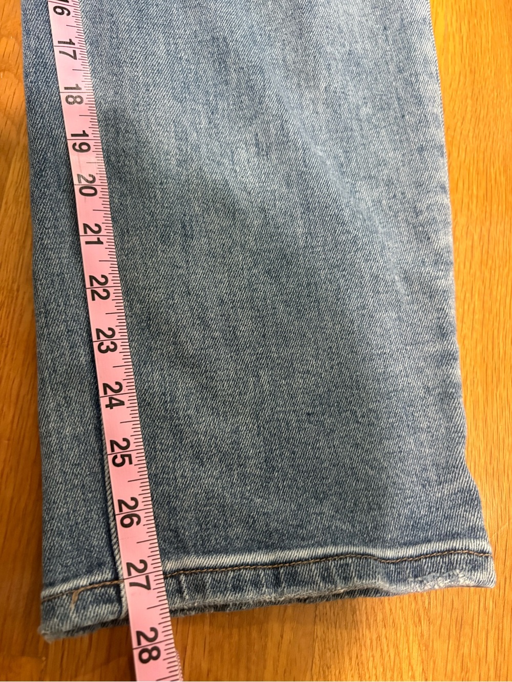 Vervet Skeeter Boyfriend Jeans Size 18 Cuffed Cropped Medium Wash - Picture 7 of 7